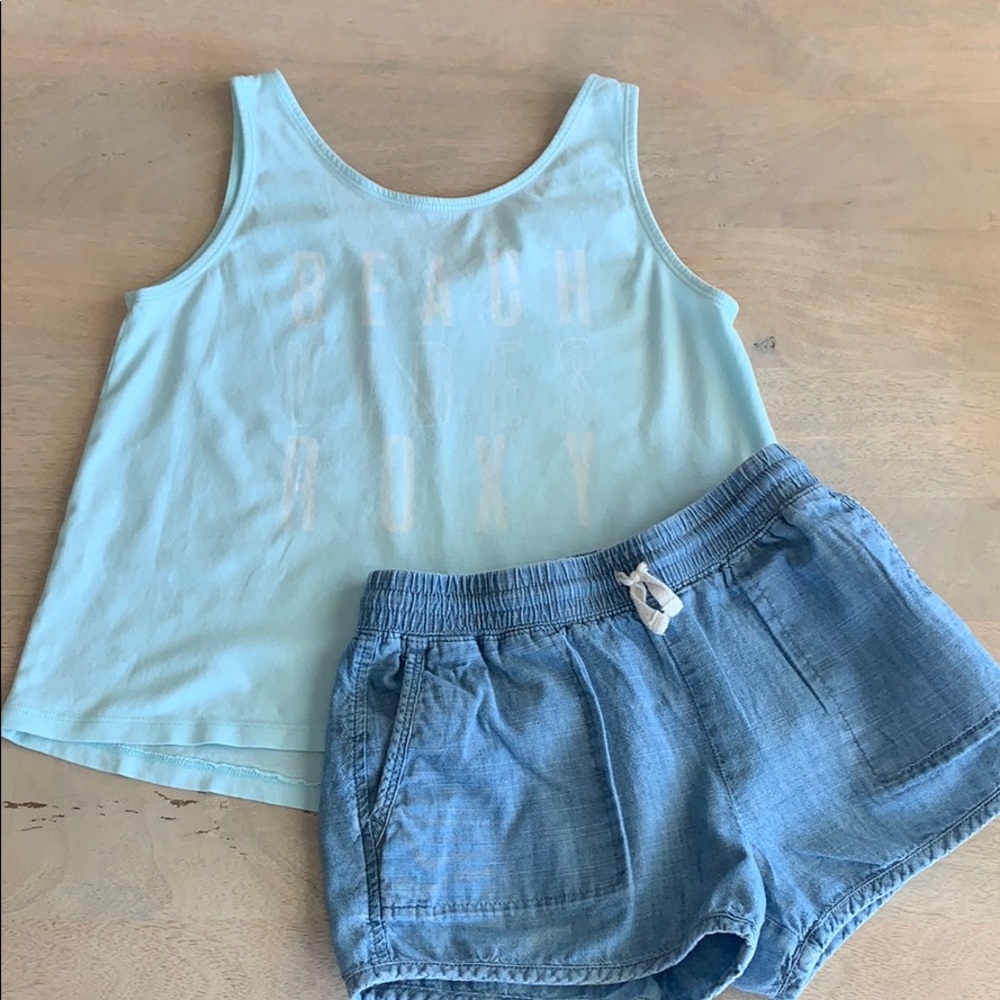 ☀️Girls Roxy Beach Vibes Only Tank Size 10☀️